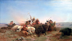 Carl Wimar's *The Buffalo Hunt* (1860)