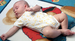 According to researchers, babies should always sleep on their backs.