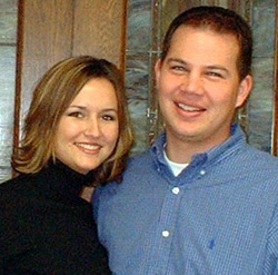 Melissa Straube with her fiancé Aaron Nehrt