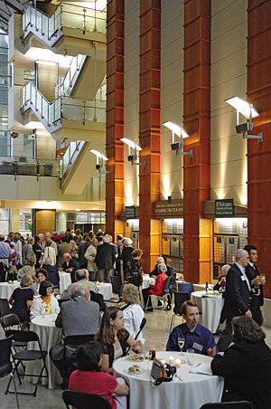 Atrium of the Farrell Learning & Teaching Center
