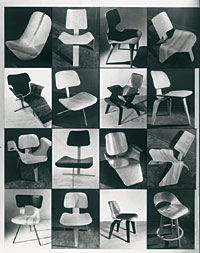 Charles and Ray Eames, prototype plywood chairs
