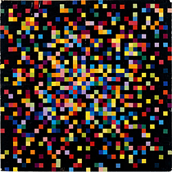 Ellsworth Kelly, *Spectrum Colors Arranged by Chance V,* 1951.