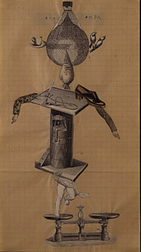 Victor Brauner, Jacques Hérold, Violette Hérold, Yves Tanguy and Raoul Ubac, *Untitled 