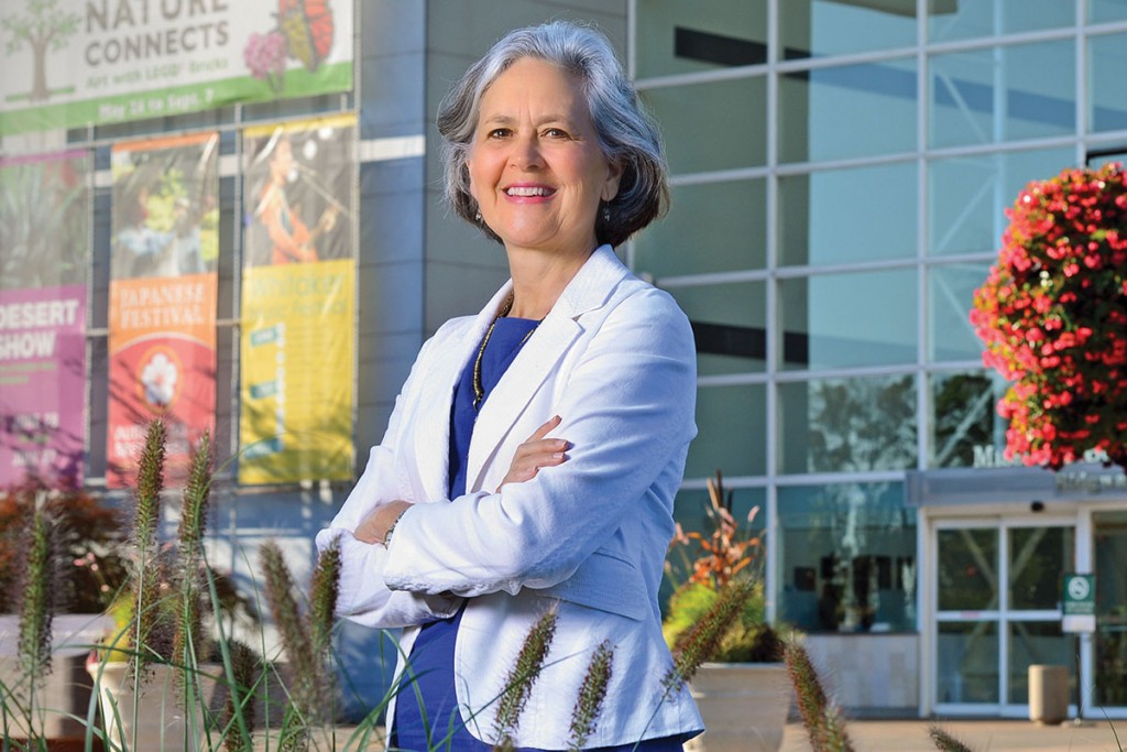 07.23.2014 - Debora McDonald Frank, Vice President of Sustainability for the Missouri Botanical Gardens. James Byard/ WUSTL Photos