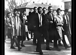 Henry Hampton marches in Selma