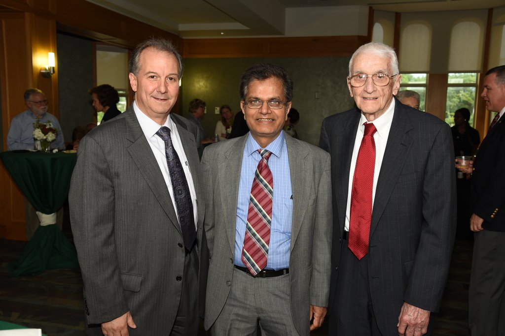 From left: Aaron Bobick, Raj Jain and Jerry Cox