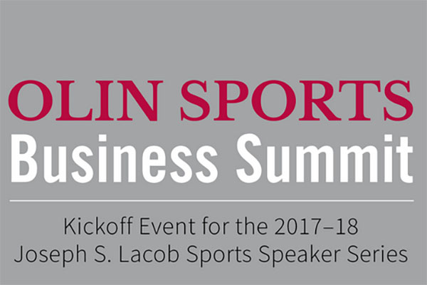 Annual Olin Sports Business Summit Sept. 29