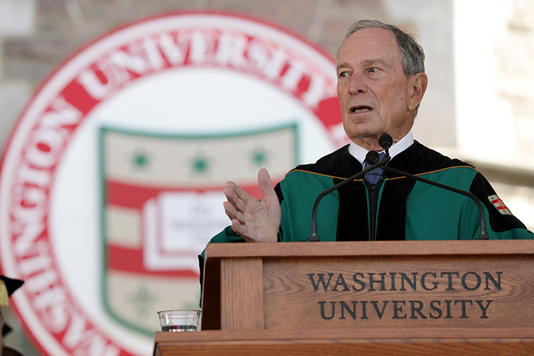Michael R. Bloomberg delivers the 2019 Commencement address