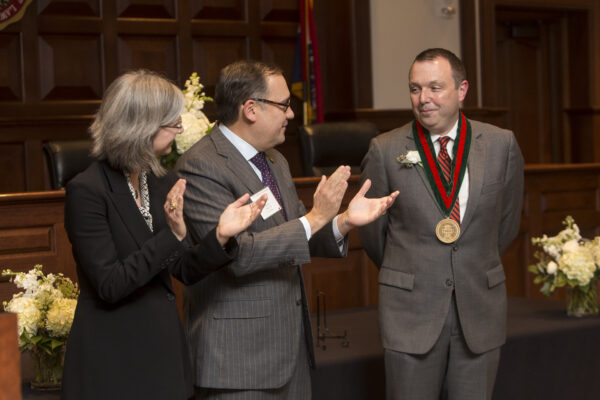 Richards installed as inaugural Koch Distinguished Professor of Law