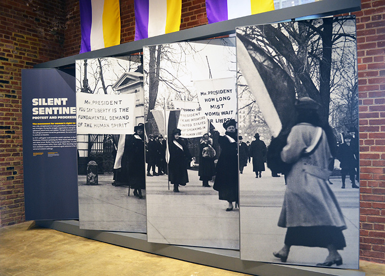 The suffragists who picketed the White House became known as the “Silent Sentinels,” 