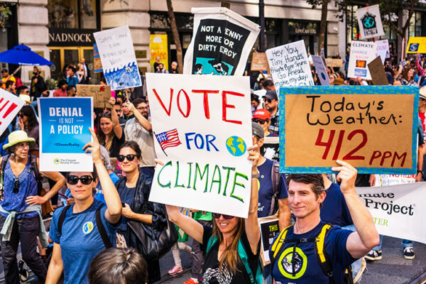 Majority of all voters say climate change is real; more Democrats consider it a problem