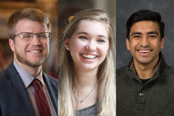 Three Washington University scholars were Rhodes finalists