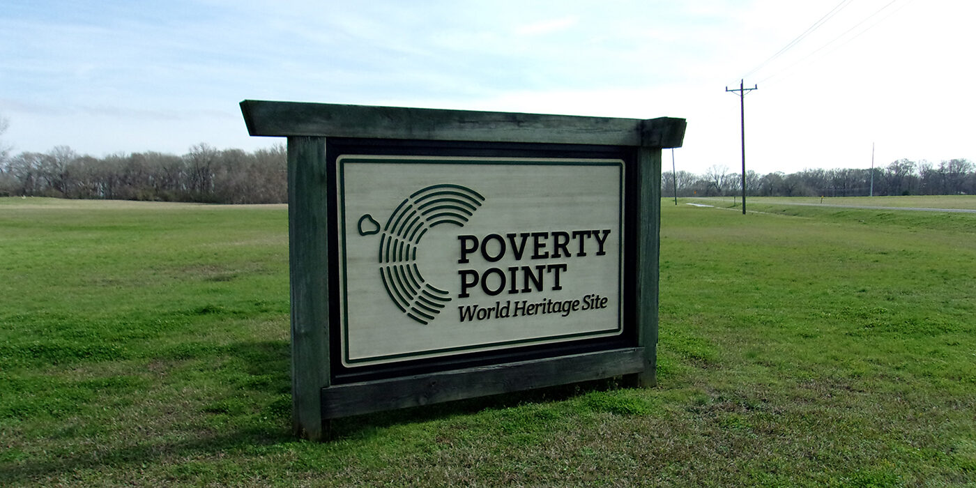 Poverty Point sign