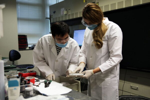 High school teachers join WashU faculty in the lab