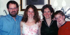 Diana L. Gray with husband Mark Ferris and children Katie and Wyndham.