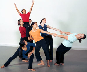 Pictured are student dancers performing Jennifer Medina's *Arcadia*.
