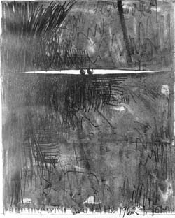 Jasper Johns, *Painting with Two Balls* (1962), Lithograph