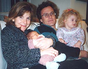 John McCarthy with his wife, Suzanne Langlois, and their children, Myles and Fiona.