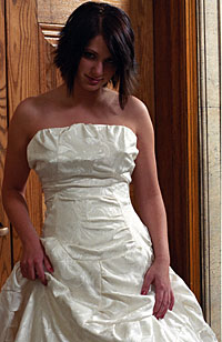 Wedding gown by Barbara Moran