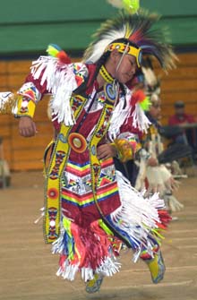 Dancer at the 2004 Powwow