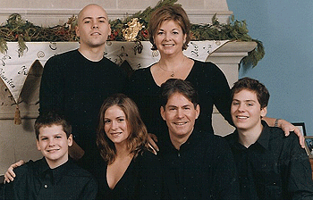 (From left) Paul, Hugh, Diana, Kathy, Lawrence and Andrew Tychsen.