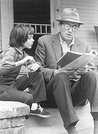 Mary Badham and Gregory Peck