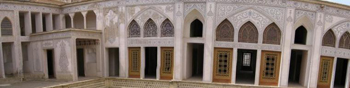An image from Keshavarz's Web site Windows on Iran of a private house in Kashan, a historical city in central Iran.
