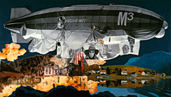Peter Cook, *Instant City — Airship M3,* 1968.