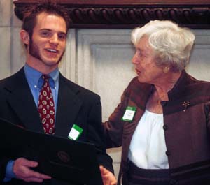 Thomas W. Schmidt receives the Danforth Scholarship From Danforth