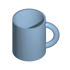 In topology, a coffee cup is equivalent to a doughnut. Because both objects have one hole, one can be deformed in such a way that it turns into the other. (Credit: Wikimedia Commons)