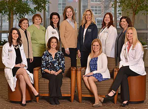 St. Louis Magazine recently honored area nurses with the 2015 Excellence in Nursing Awards. Shown are Washington University nurses who either won or were finalists. In back, from left, are Bernadette Henrichs, Charis Hoffman, Mandy Drozda, Kathy Sisco, Meredith Moyer, Tammy Koch and Kathleen Jay. In front, from left, are Caroline Mohrmann, Corri Payton, Jennifer Wofford and Donelle Sherman. Not shown are Donna Richardson and Mary Zerlan.