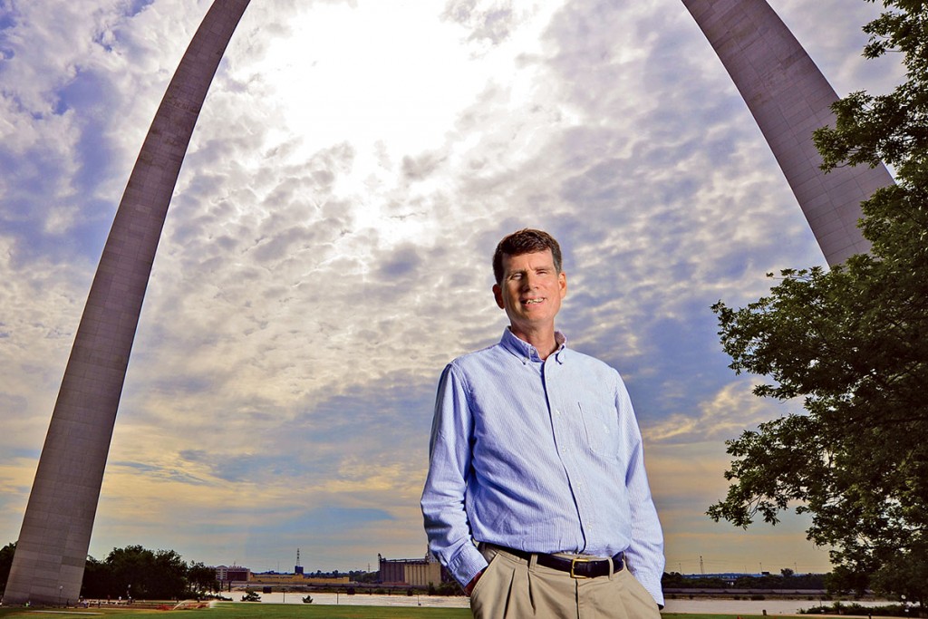07.18.2014 - Robert Moore, Historian at the Jefferson National Expansion Memorial. James Byard/ WUSTL Photos