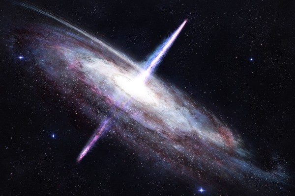 Spectacular outburst lets scientists peer into quasars