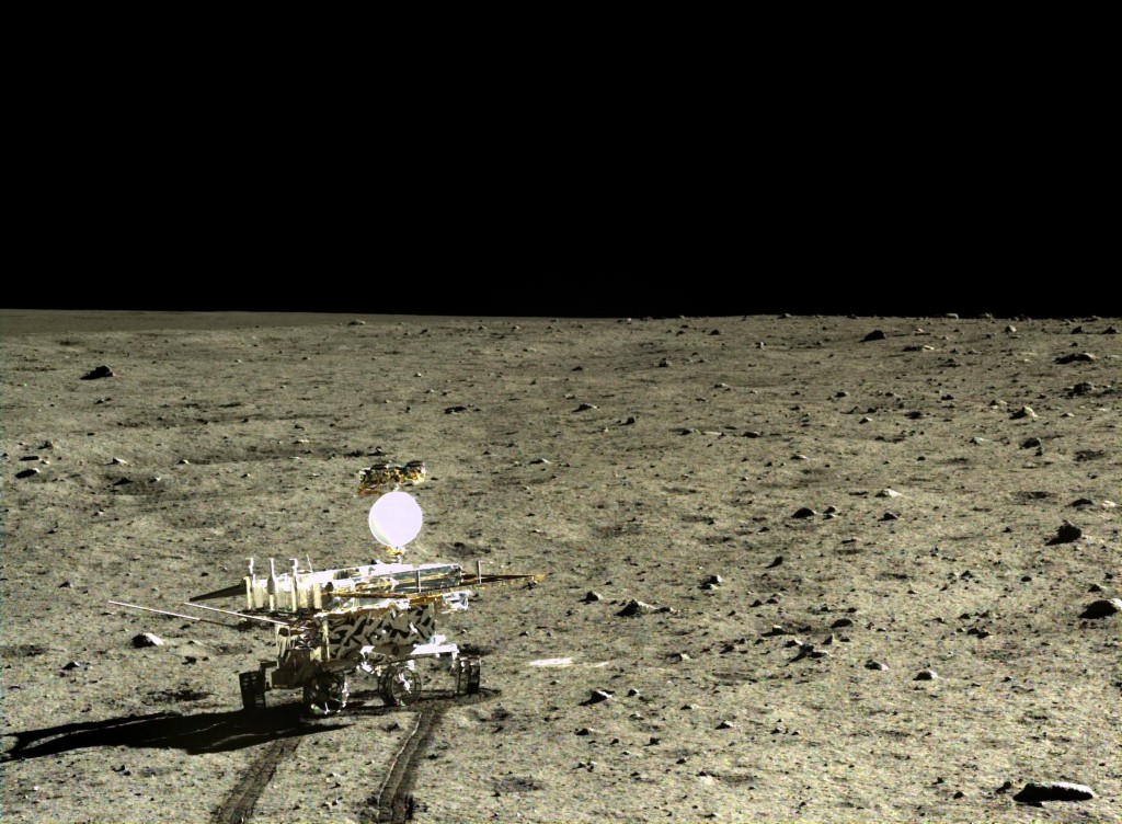Chinese rover on the moon.