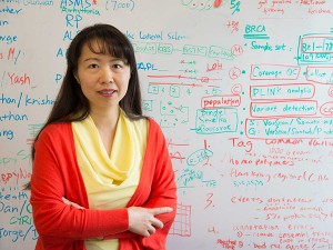 A new study led by Li Ding, PhD, describes a way to identify a complex type of mutation in cancer genomes that is systematically missed by current genetic sequencing tools. The analysis may expand the number of cancer patients who can benefit from existing drugs. (Credit: Robert Boston)