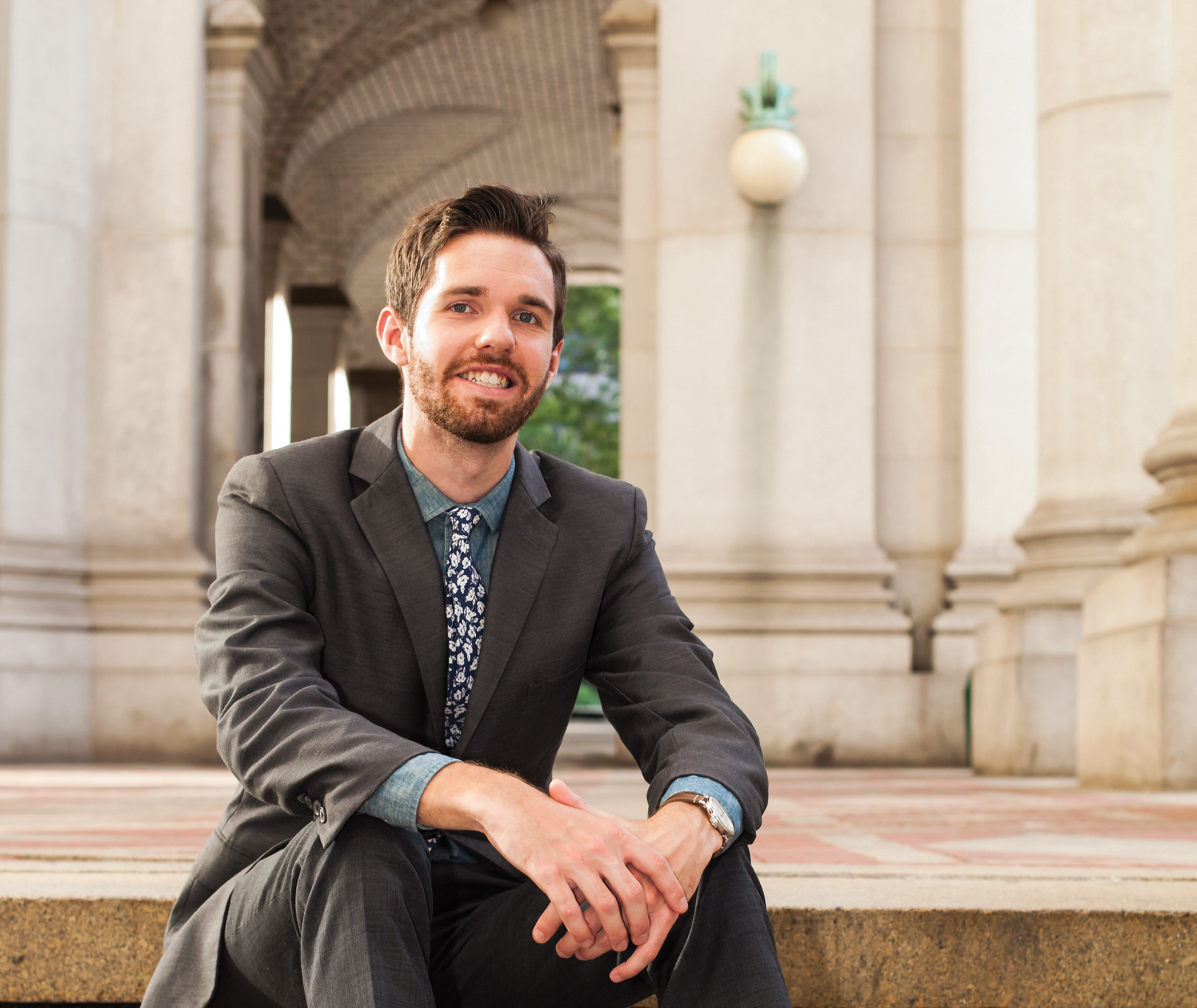 Alumnus Peter Birke now works for the City of New York in civil service. (Photo: Jennifer Weisbord)