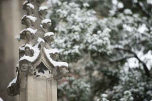 Graham Chapel in snow