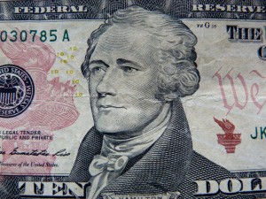 Alexander Hamilton on $10 bill