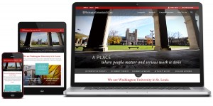 wustl.edu on three mobile devices