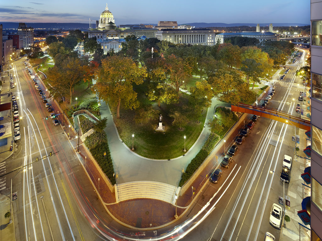 Historic South Capitol Park in Harrisburg, PA. (Photo: Courtesy Hord Coplan Macht, Inc.)