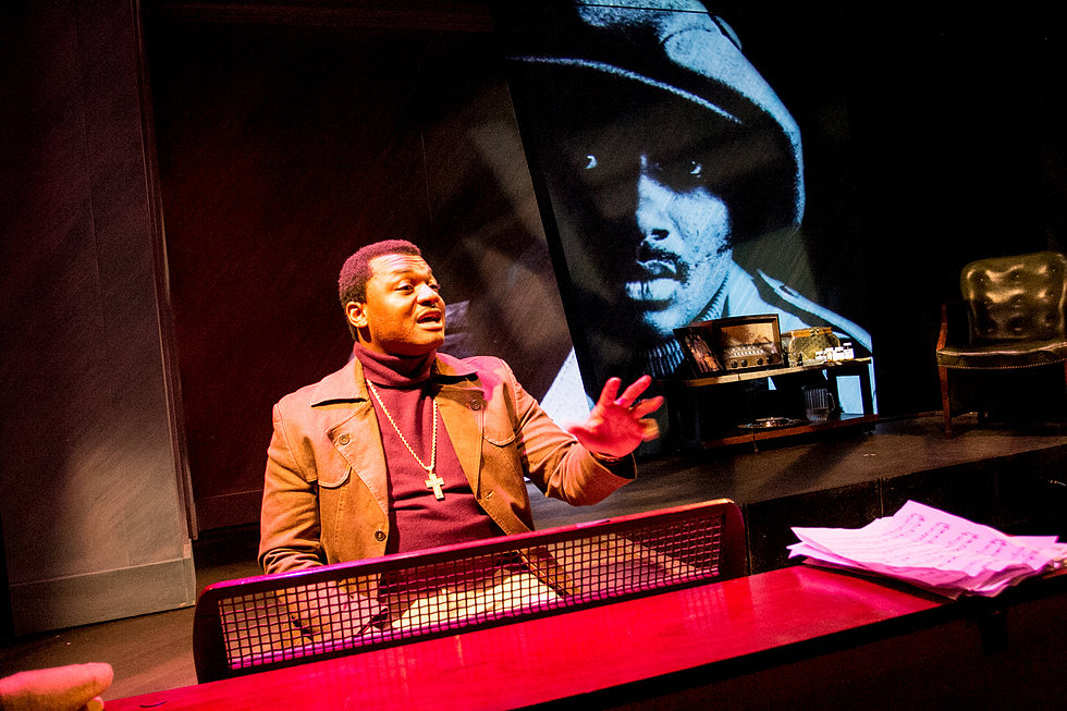 Kelvin Roston, Jr., as Donny Hathaway in "Twisted Melodies." (Photo: Sam Roberson)