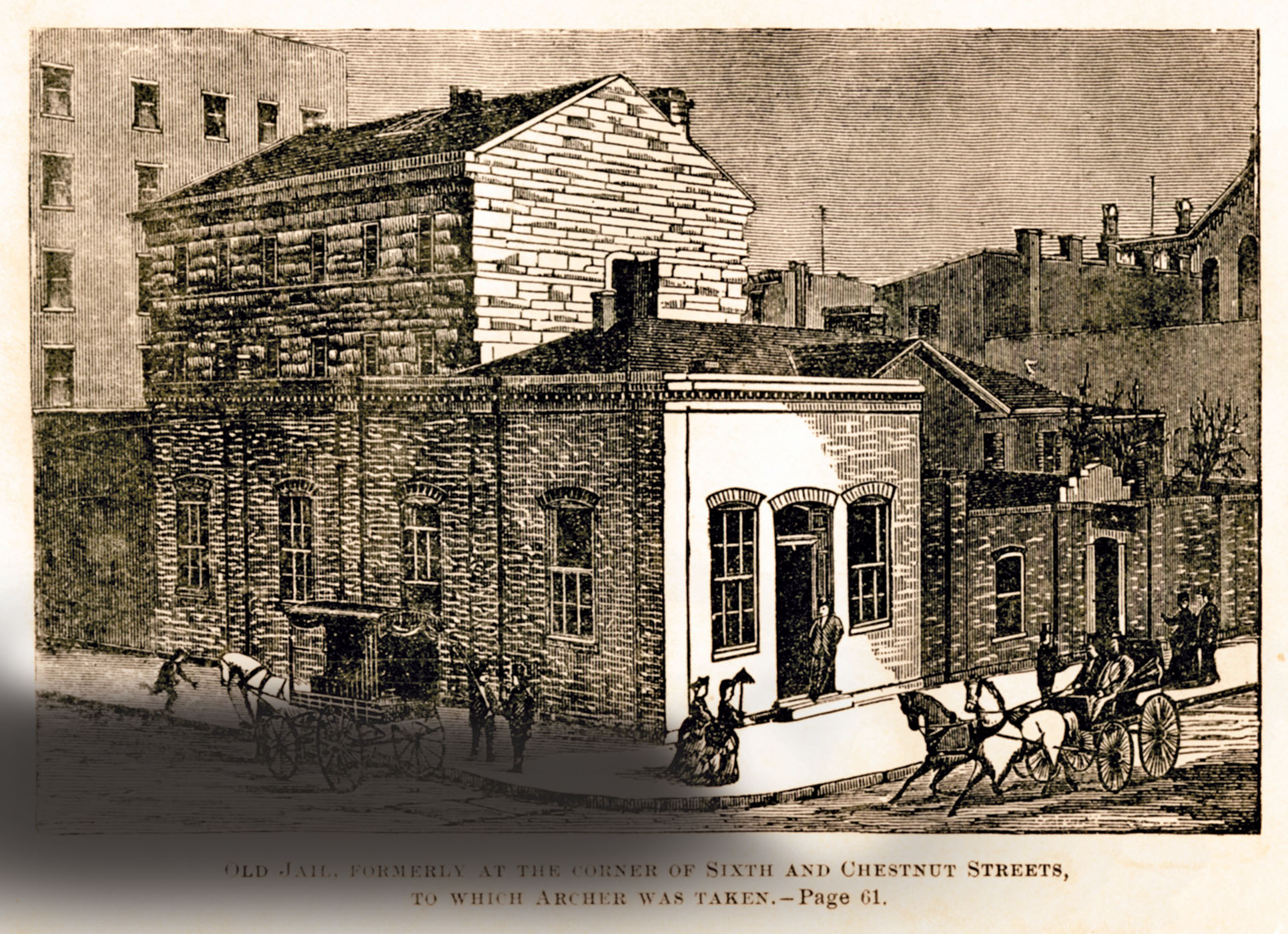 Archer Alexander was held captive in the Old City Jail after being taken from the Eliots’ residence. (University of North Carolina-Chapel Hill)