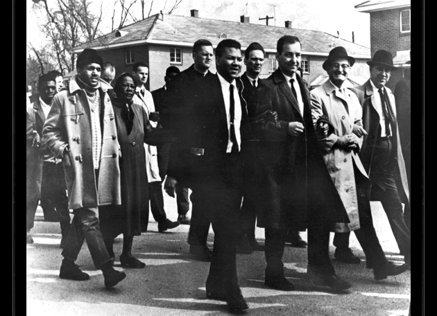 people marching in Selma, Alabama