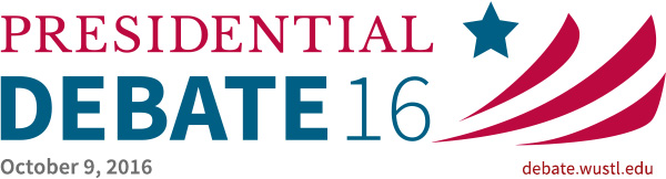 Presidential Debate Oct. 9, 2016. Visit debate.wustl.edu for more