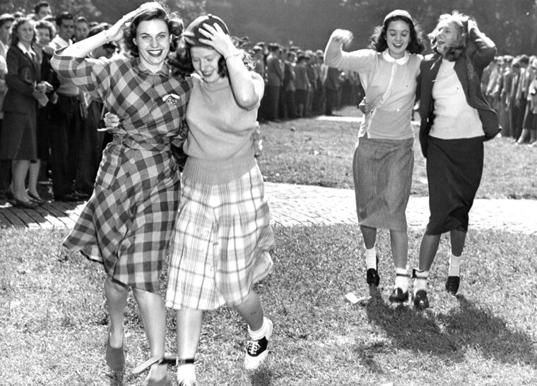 Freshman camp race in 1948