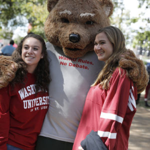 bear and students