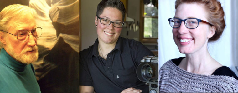 three winners of Regional Arts Commission fellowships with university ties