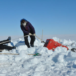 research team in Antarctica