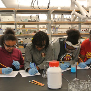 students do experiment