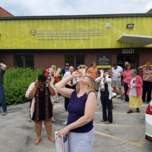 educators learning about a solar eclipse